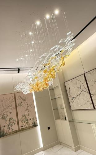 إكسسوارات تعليق فاخرة بتصميم أنيق طول 30 سم مع خيط...