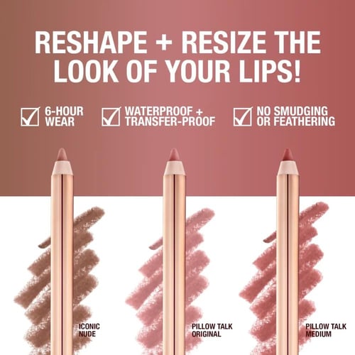 شارلوت تيلبوري مجموعة أقلام تحديد الشفاه المصغرة آ...