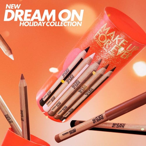 مجموعة أقلام تحديد الشفاه وكحل العيون من ميك اب فو...