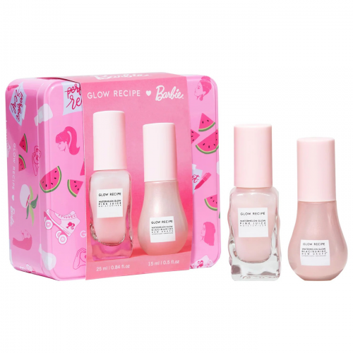 وصفة التوهج × مجموعة الترطيب بالبطيخ من باربي