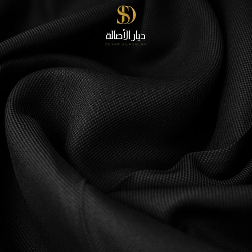 قماش اسود رجالي ملكي