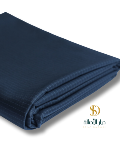 قماش جنزاري مقلم عريض