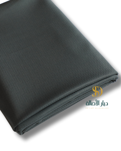 قماش رصاصي غامق خلية النحل