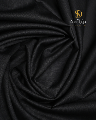 قماش شتوي مقلم رمادي غامق