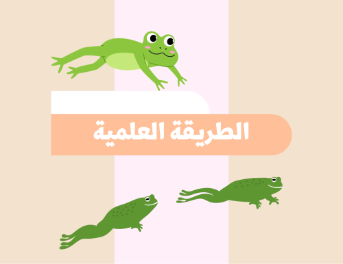 مطوية (الطريقة العلمية) علوم ثاني ابتدائي الترم الأول