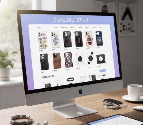 مشروع متجر الاكتروني: إكسسوارات جوالات