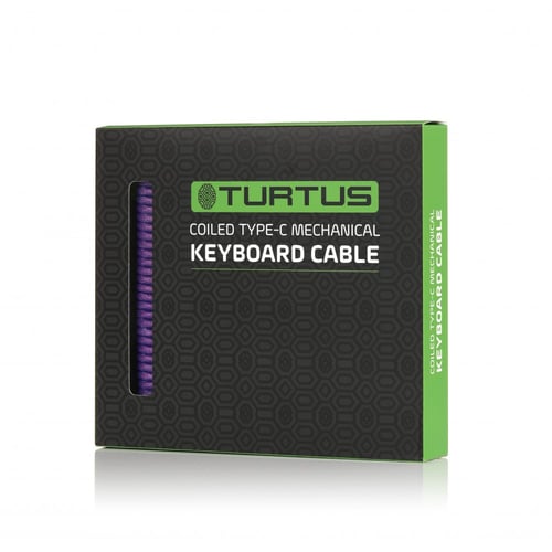 كيبل تورتس للكيبورد | TURTUS Coiled Type-C Mechani...