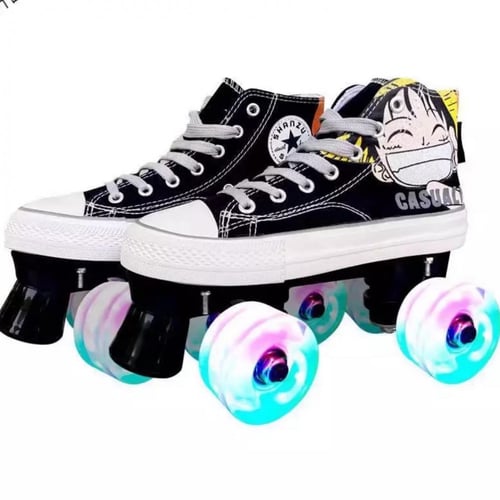 سكيت رول لوفي onepiece للمبتدئين 4 عجلات