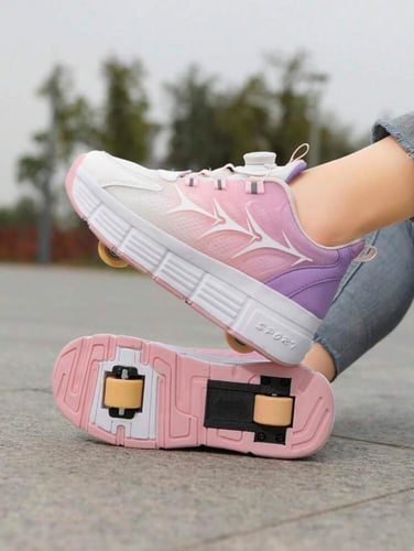 Skate roll عرض سكتين بسعر سكيت واحد - بعجلات قابلة...