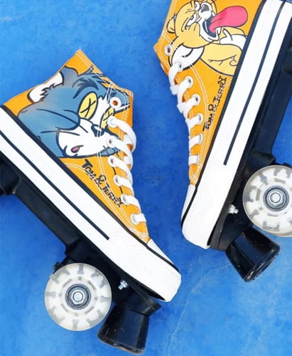 سكيت رول توم&جيري 4 عجلات للمبتدئين