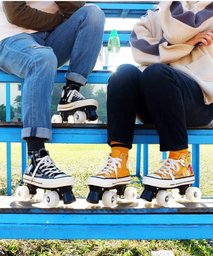 سكيت رول توم&جيري Converse copy 4 عجلات للمبتدئين