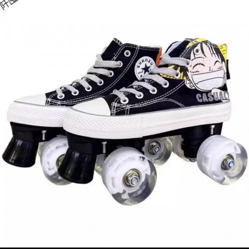 سكيت رول لوفي onepiece للمبتدئين 4 عجلات