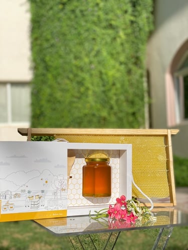 عسل ربيع زهور حائل نصف كيلو