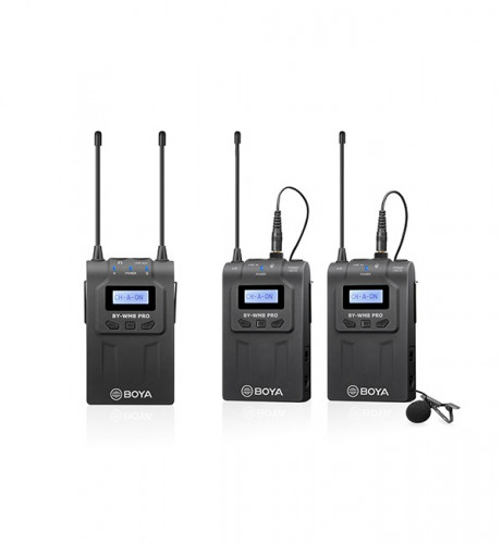 BY-WM8 Pro-K2 UHF Dual-Channel Wireless Microphone...