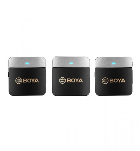 BY-M1V2 2.4GHz Dual-Channel Wireless Microphone Sy...