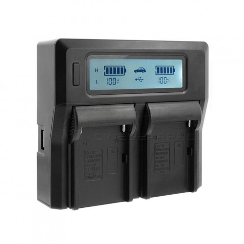 PowerTrust NP-F970 LCD Dual Fast Electric Battery...