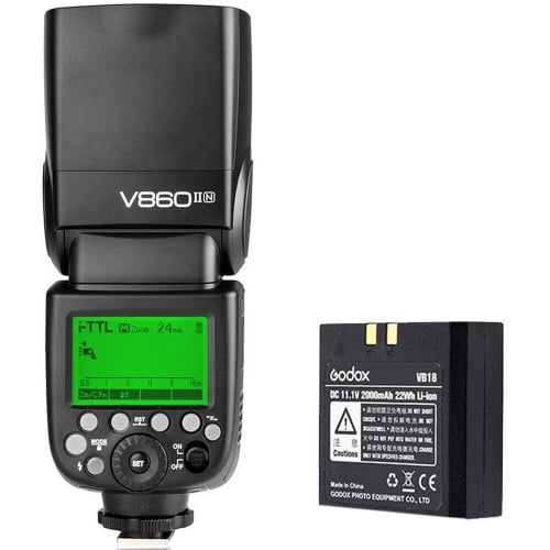 Godox VING V860IIN TTL Li-Ion Flash Kit for Nikon...