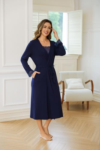 روب سيلين 2 قطعة روب + قميص