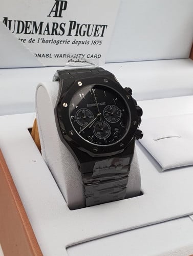 ساعة ادمرز بياجيه اسود مينا ثلاثي عربي