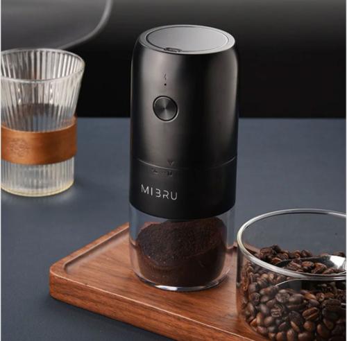 مطحنة قهوة كهربائية قابلة لإعادة الشحن