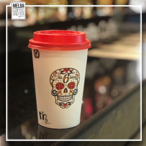 اكواب ورقية مع غطاء 12 اونصة عدد 12 كوب