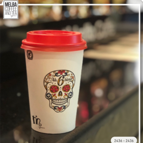 اكواب ورقية مع الغطاء 16 اونصة عدد 12 كوب