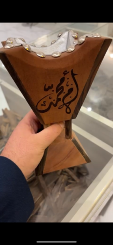 Natural Indonesian wood incense burner (Medium size)