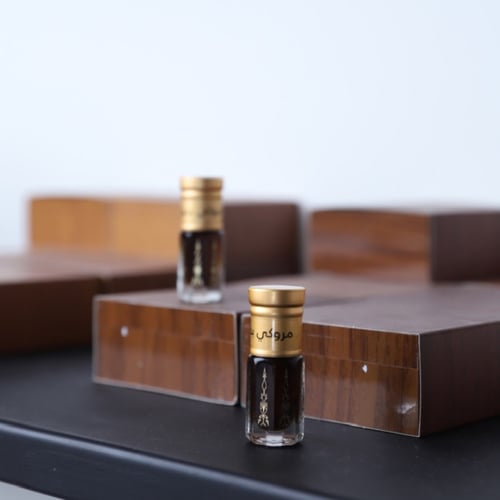 دهن عود مروكي بخوري طبيعي - ربع تولة