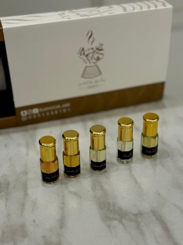 مجموعة المسك المضافه مع الزيوت العطريه