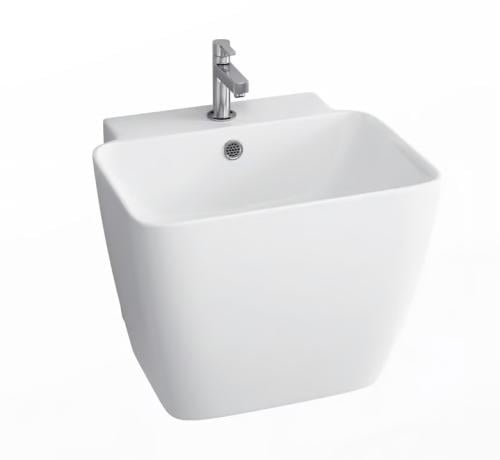 مغسلة معلق موردن ابيض - ARMINDA