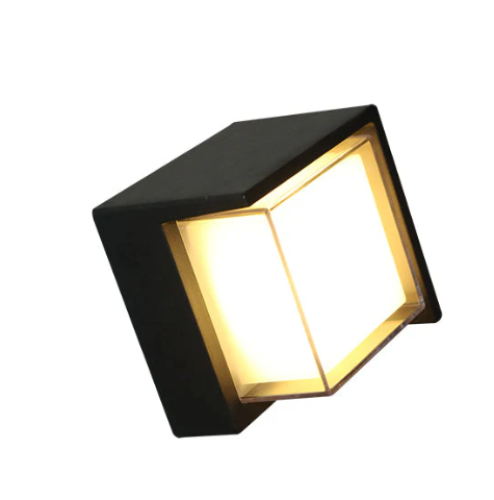 كشاف سلندر جدارى 7 وات أسود