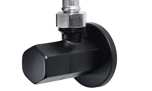 محبس زاوية شكل سداسي لون اسود