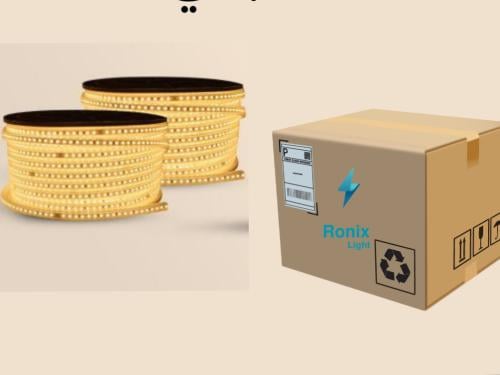 كرتون 2 لفه شريط لي زينة 50 متر ( strip light )