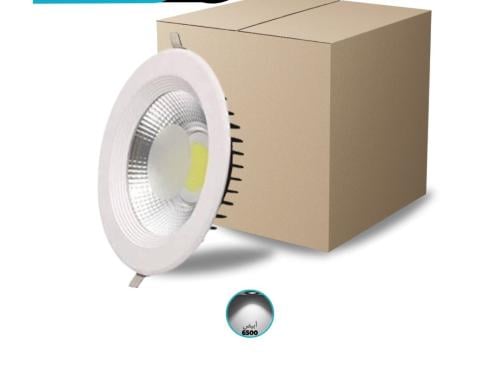 كرتون 30 حبه 14 سم 15 وات ابيض ثلجى سبوت لايت