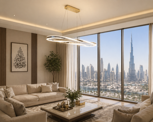ثرياء مودرن LED مقاس متر