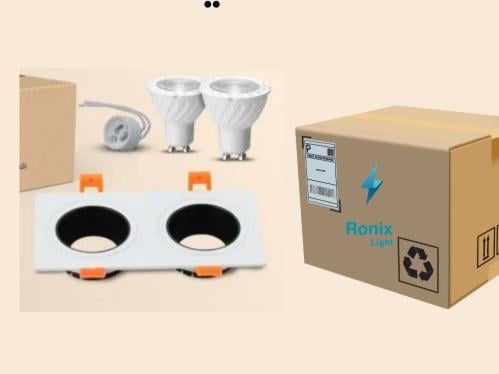 كرتون 20 فريم مجوز + 40 لمبة + 40 توصيله