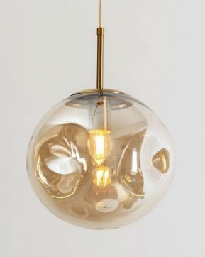 انارة تعليق زجاجية عسلي 200 سم CY-57