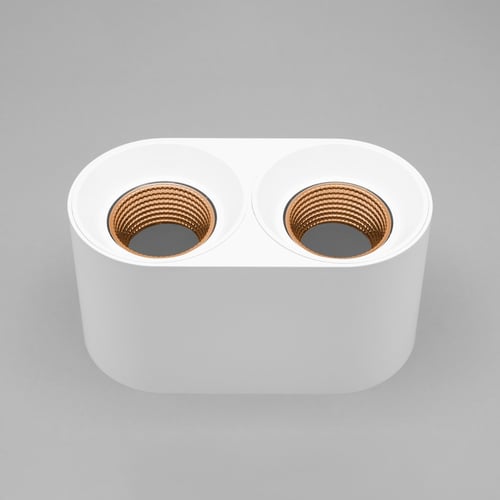 لمبة سقف سلندر دائري مجوز ابيض كروم ذهبي مربعات ضد...