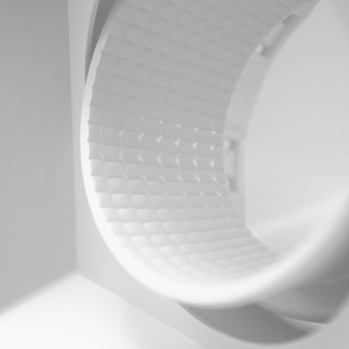 لمبة سقف سلندر مربع مجوز ابيض مربعات ضد التوهج شام...