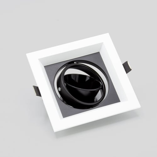 4 حبات سبوت لايت المونيوم مربع ضد التوهج شامل اللم...