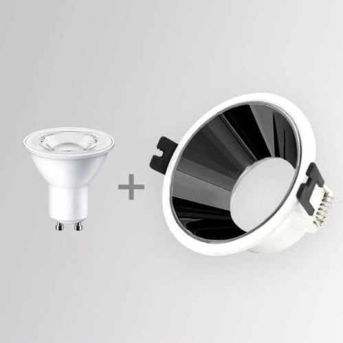 اطار سبوت لايت مانع التوهج المونيوم شامل اللمبة +...