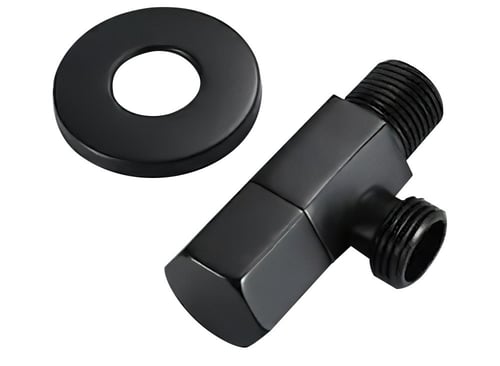 محبس زاوية شكل سداسي لون اسود