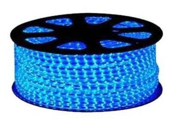 كرتون 2 لفه شريط ليد 50 متر لون ازرق خطين