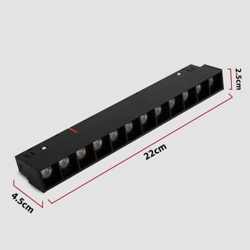 انارة مسار مغناطيسي مضاد للتوهج 23 سم