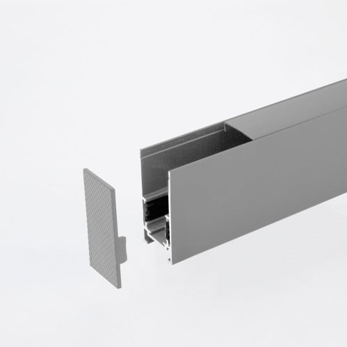 مجرى لانارة المسار المغناطيسي رمادي خارجي لطش 1 مت...