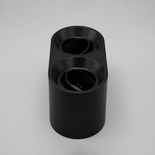 لمبة سقف سلندر دائري مجوز اسود مربعات ضد التوهج شا...