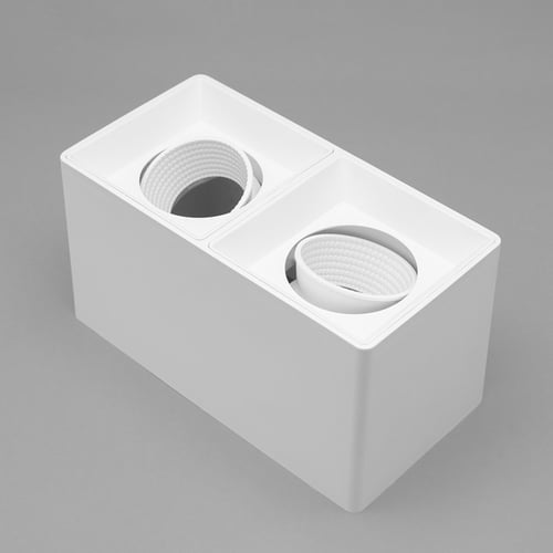 لمبة سقف سلندر مربع مجوز ابيض مربعات ضد التوهج شام...