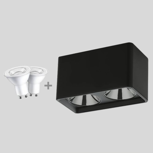 انارة سقفية مجوز اسود مانع التوهج سهل التركيب + لم...