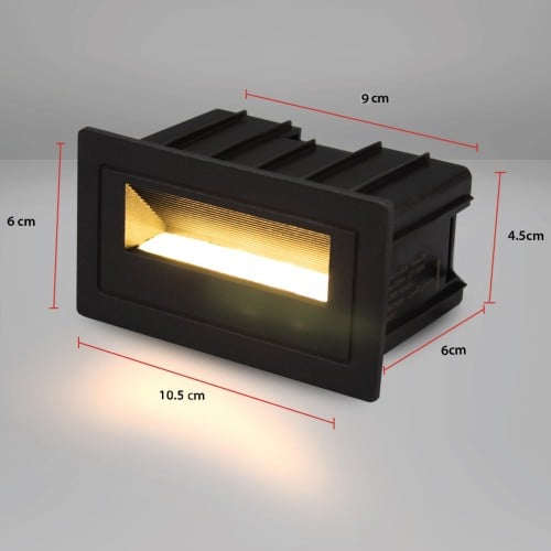 انارة درج وممرات مودرن مستطيل المونيوم