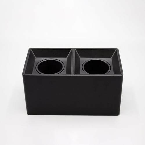 لمبة سقف سلندر مربع مجوز اسود ضد التوهج شامل اللمب...